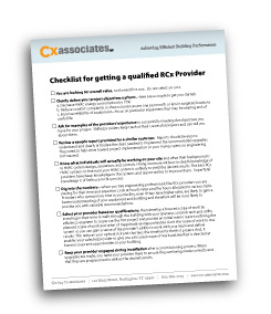 CXA_rcx_checklist